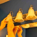 Light upgrading flush mount ceiling fixture schoolhouse medallion diy elmer behalf opinions sponsored socialspark probond mine advanced written post me