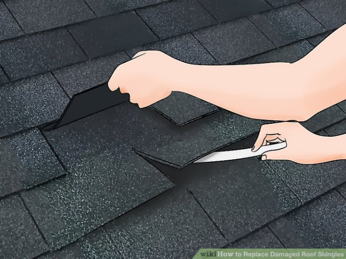 Roof repair shingle easy shingles remove roofing repairs replacement damaged signs services leaks potential houston three step damage solar service